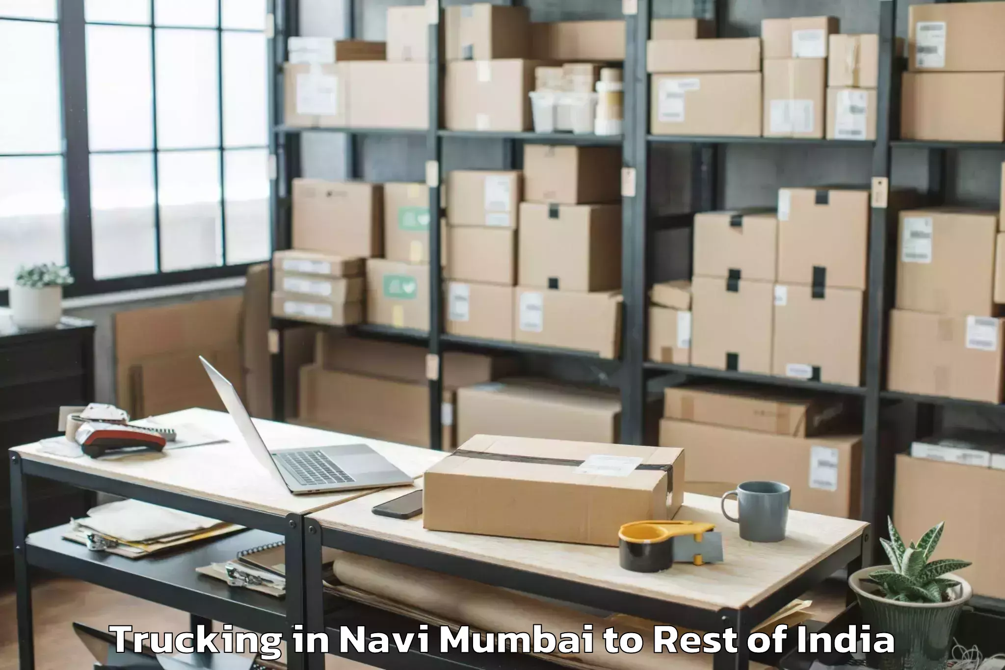 Book Navi Mumbai to Tuting Trucking Online